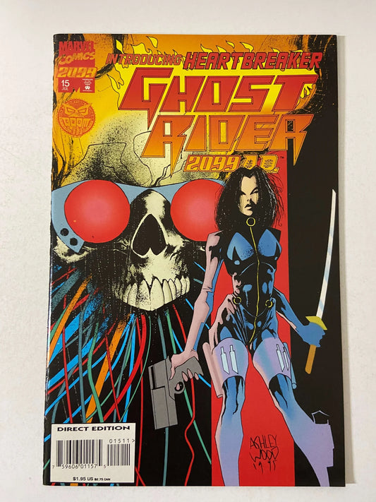 GHOST RIDER 2099 #15 NM- Ashley Wood Cover