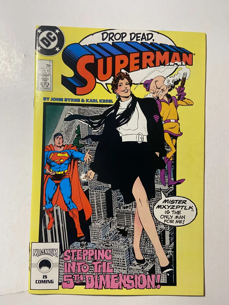 SUPERMAN #11 Vol 2 NM- John Byrne Cover 1ST APPEARANCE
