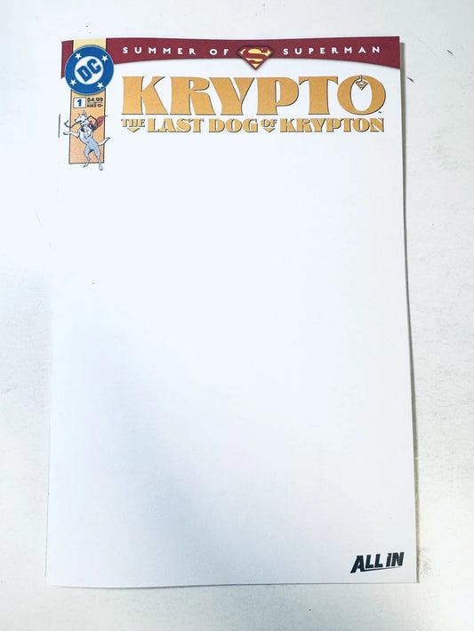 KRYPTO The Last Dog of Krypton #1 NM Blank Variant