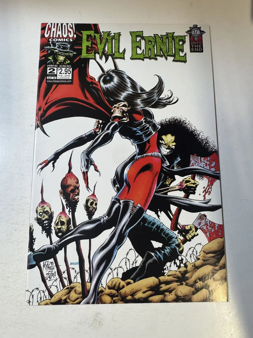 EVIL ERNIE Monthly #2 NM- Kyle Hotz Cover