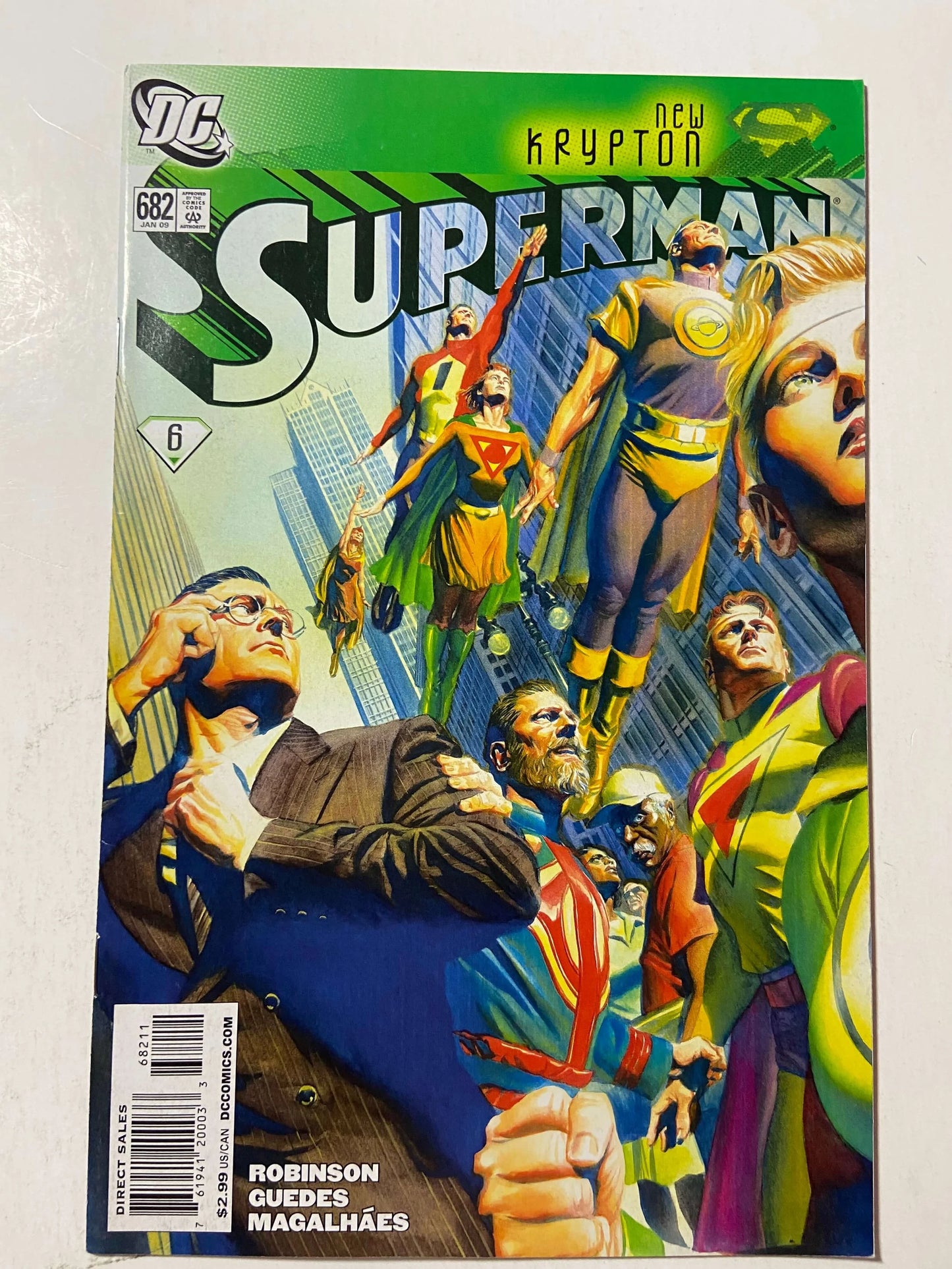 SUPERMAN #682 Alex Ross Cover