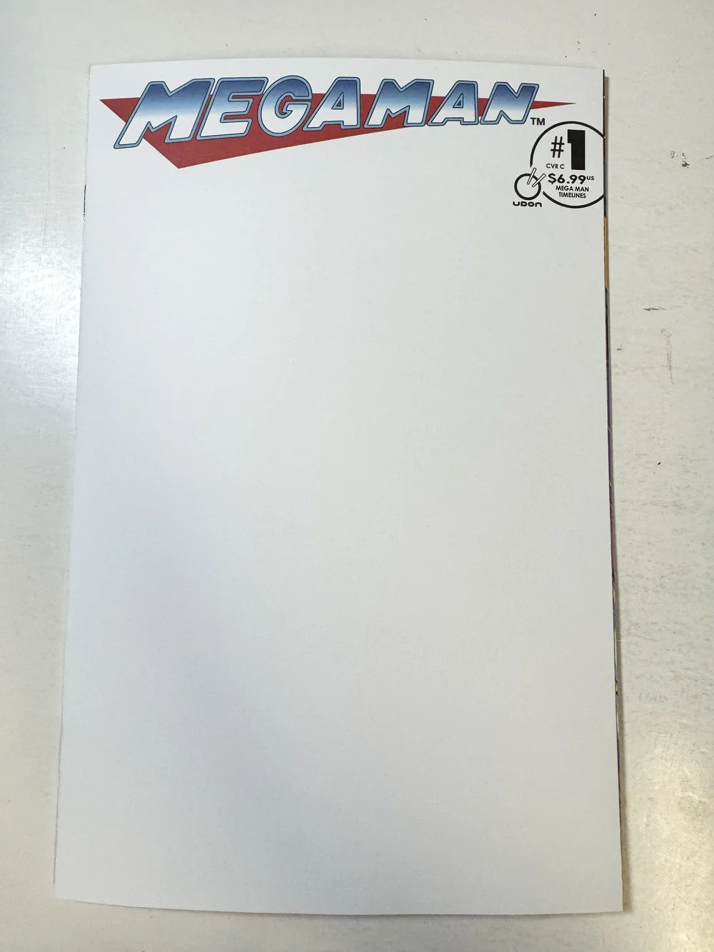 MEGA MAN #1 NM Blank Variant