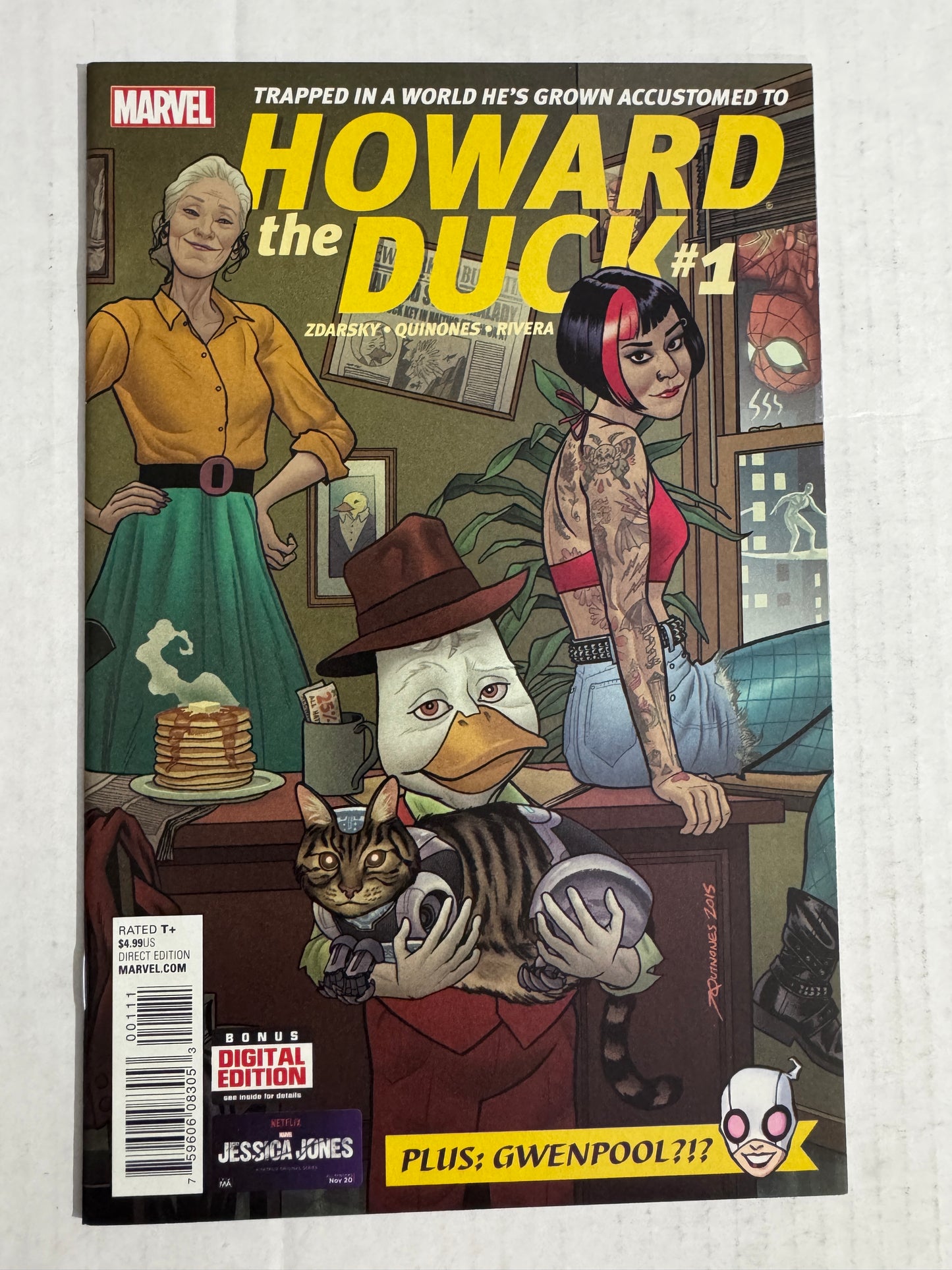 HOWARD THE DUCK #1 Vol 5 NM 1ST APPEARANCE