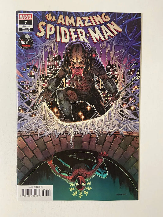 AMAZING SPIDER-MAN #7 Vol 6 NM Cory Smith Predator Variant
