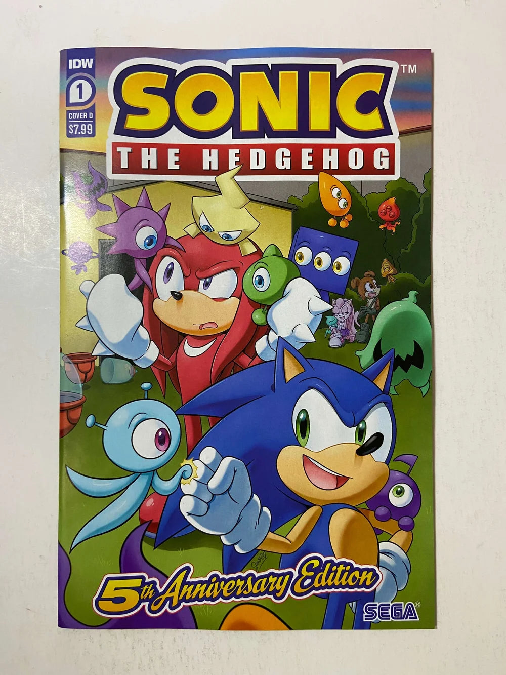 SONIC THE HEDGEHOG 5th Anniversary NM D Variant