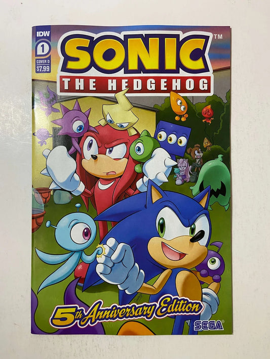 SONIC THE HEDGEHOG 5th Anniversary NM D Variant