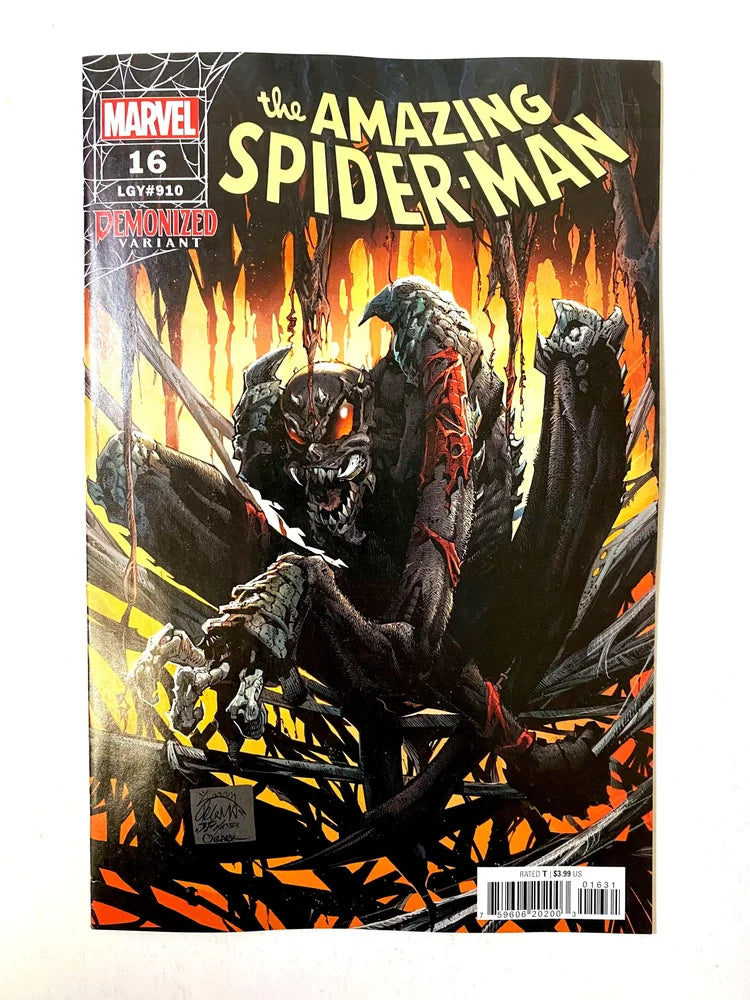 AMAZING SPIDER-MAN #16 Vol 6 NM Stegaman Demonized Variant