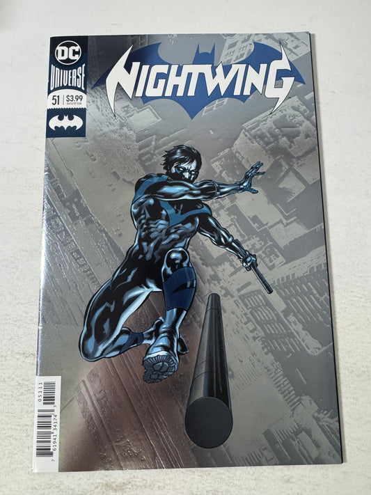 NIGHTWING #51 Vol 4 NM- Foil Cover