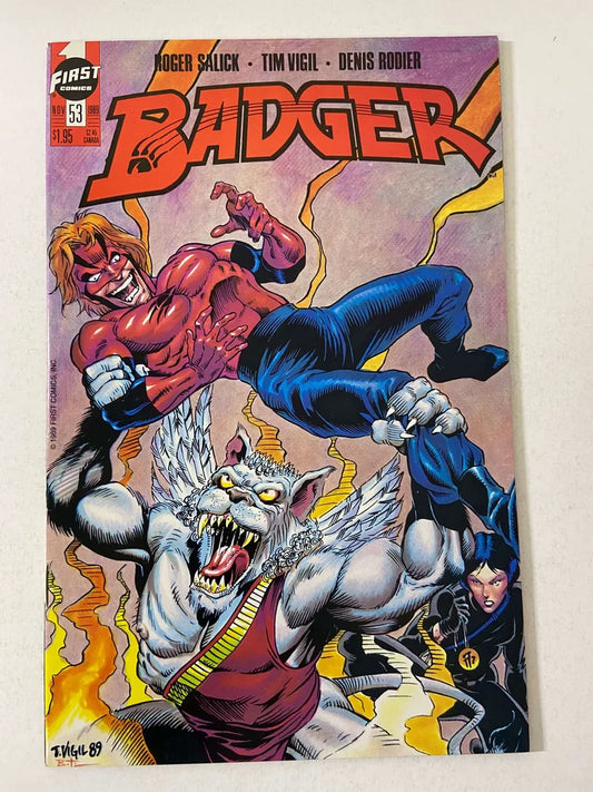 BADGER #53 Tim Vigil Cover