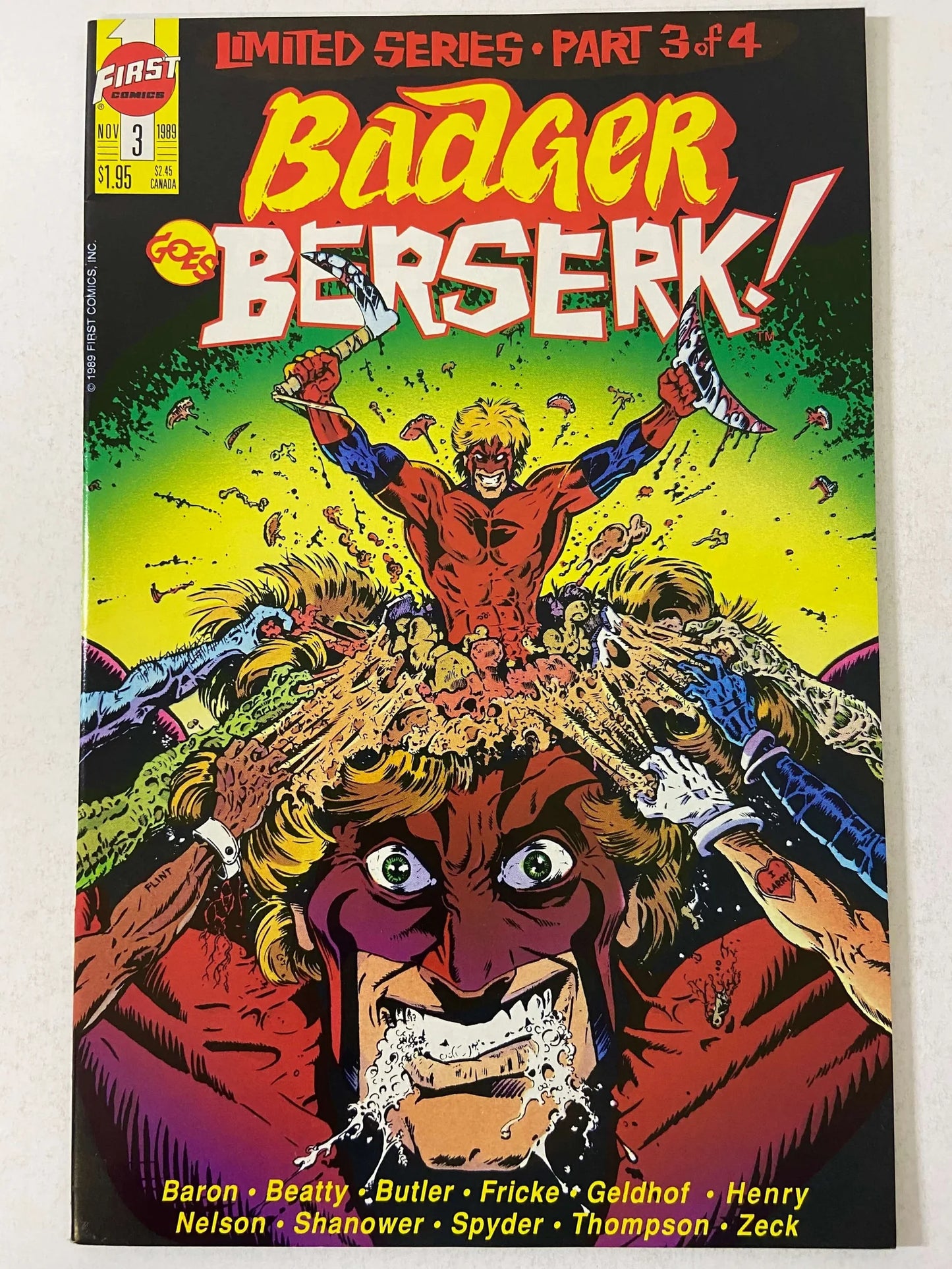 BADGER Goes Berserk #1-4 Set