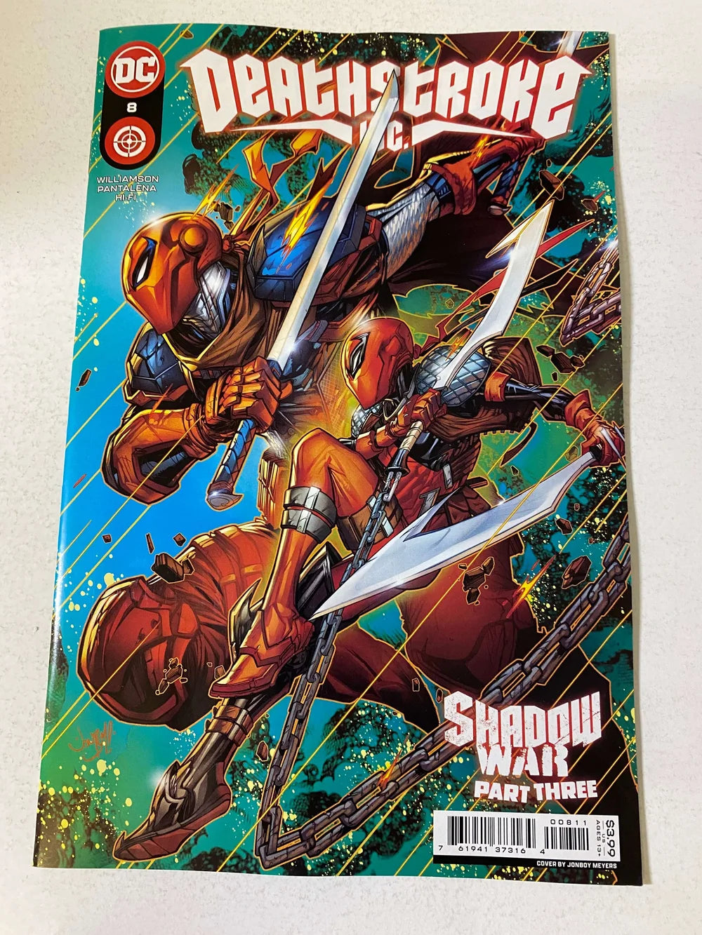 DEATHSTROKE INC #8 NM Jonboy Meyers Cover