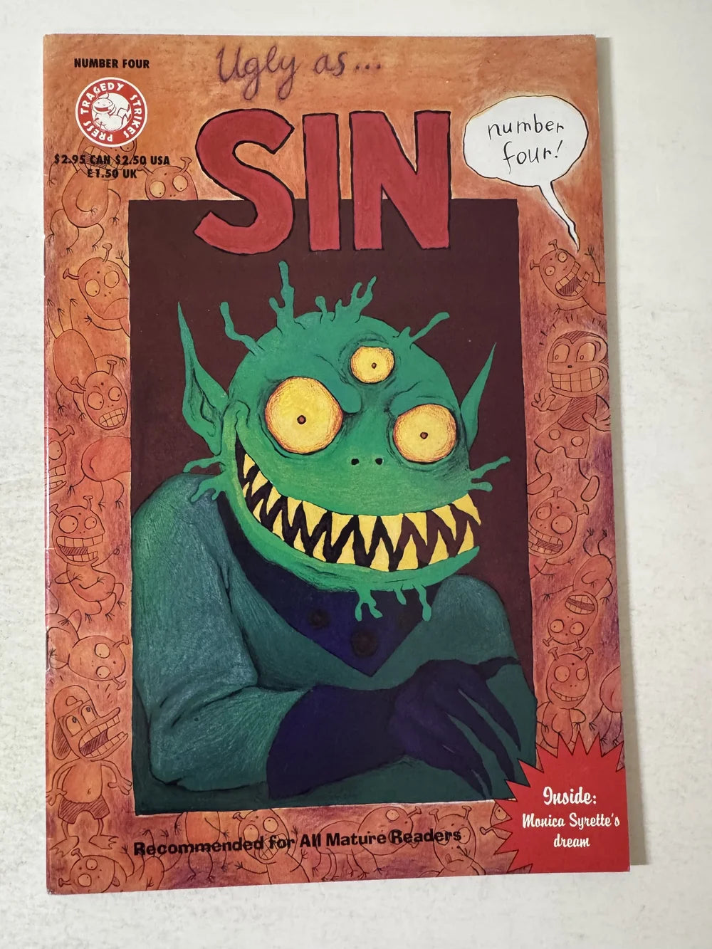 SIN #4 VF SIGNED by Jay Stephens