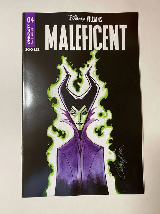 DISNEY VILLAINS : MALEFICENT #4 NM J Scott Campbell Variant