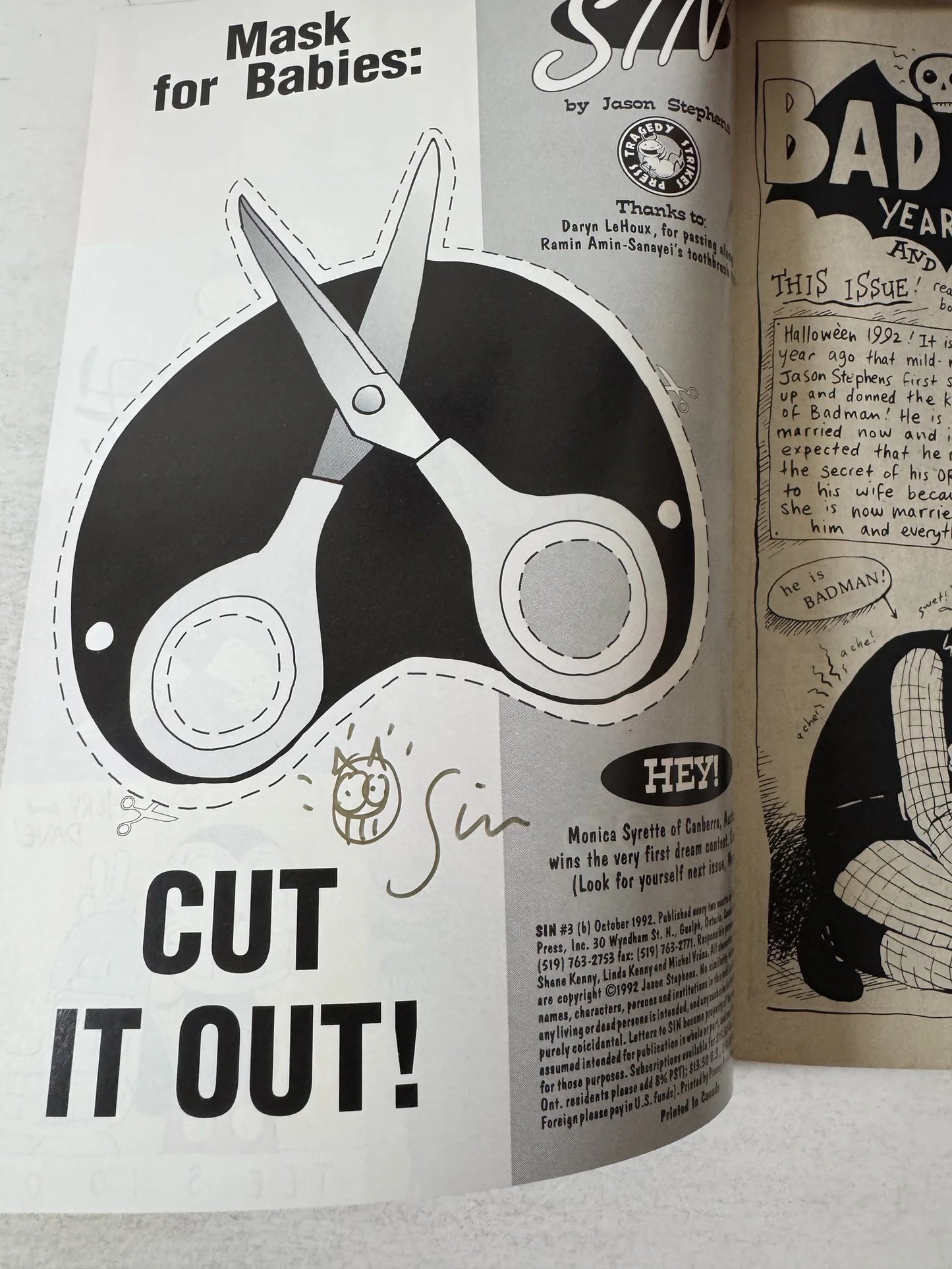 SIN #2 NM SIGNED by Jay Stephens