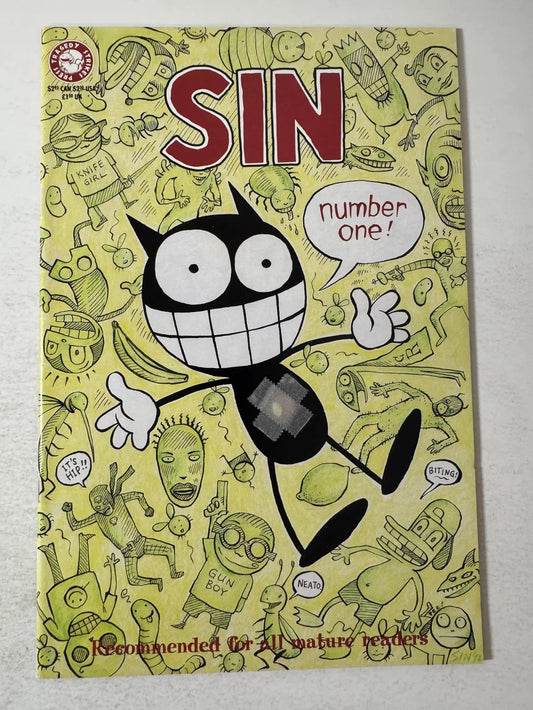 SIN #1 VF/NM SIGNED by Jay Stephens