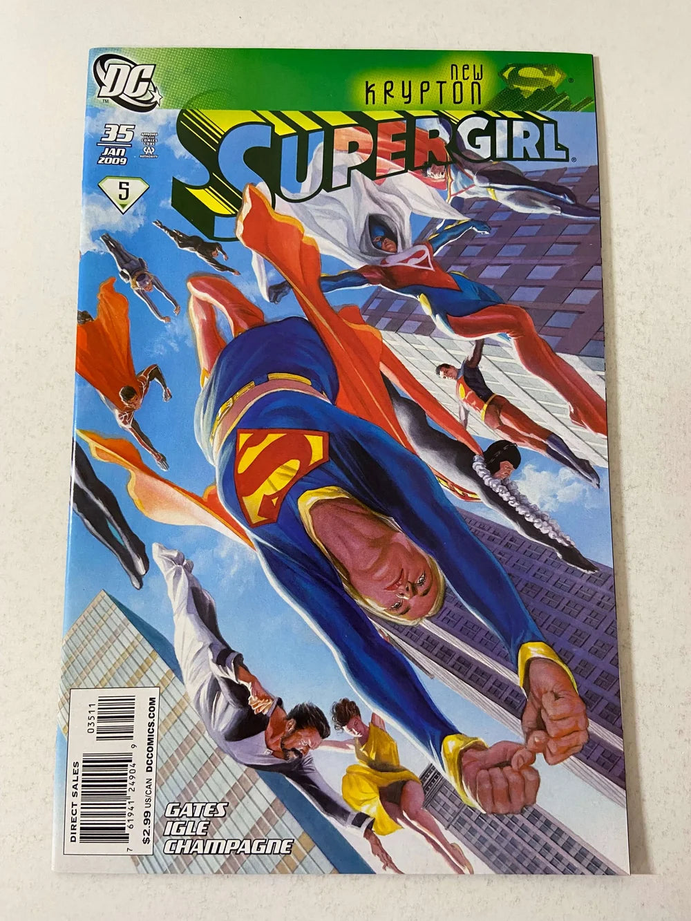 SUPERGIRL #35 Vol 5 Alex Ross Cover