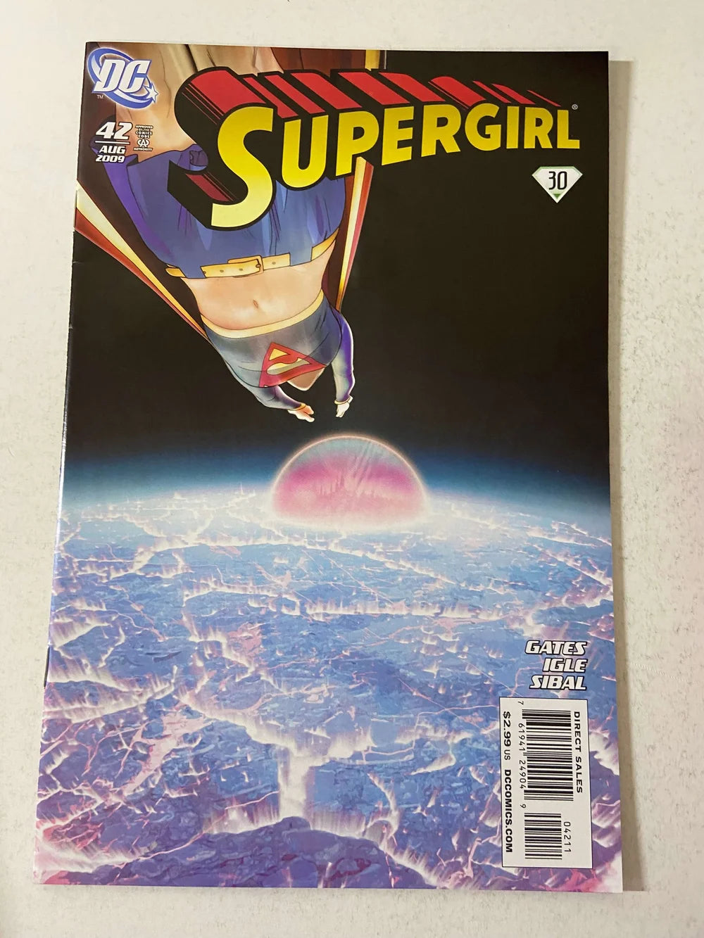 SUPERGIRL #42 Vol 5 NM- Joshua Middleton Cover