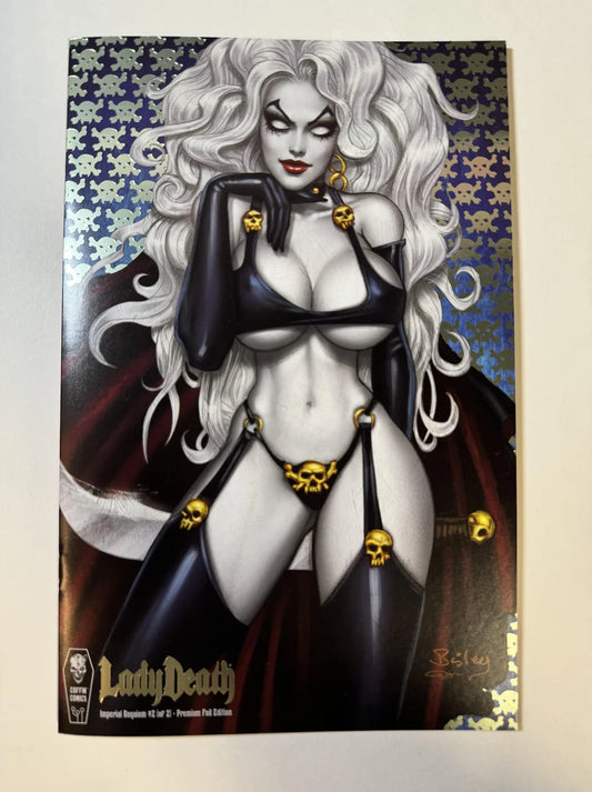 LADY DEATH Imperial Requiem #2 NM Simon Bisley Premium Foil Edition Variant