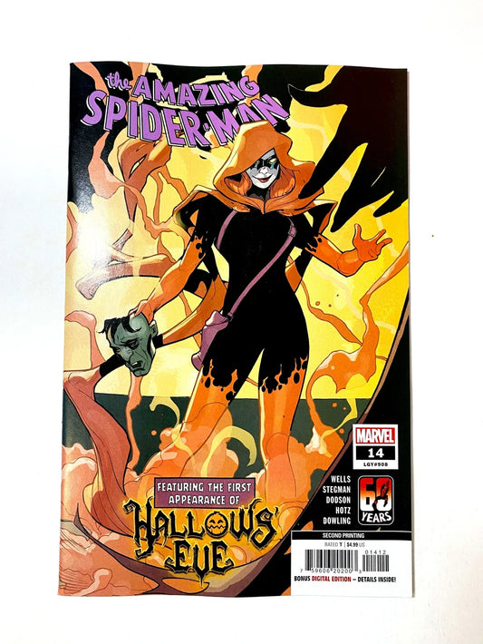 AMAZING SPIDER-MAN #14 Vol 6 NM 2nd Print Terry Dodson Variant 1ST APPEARANCE