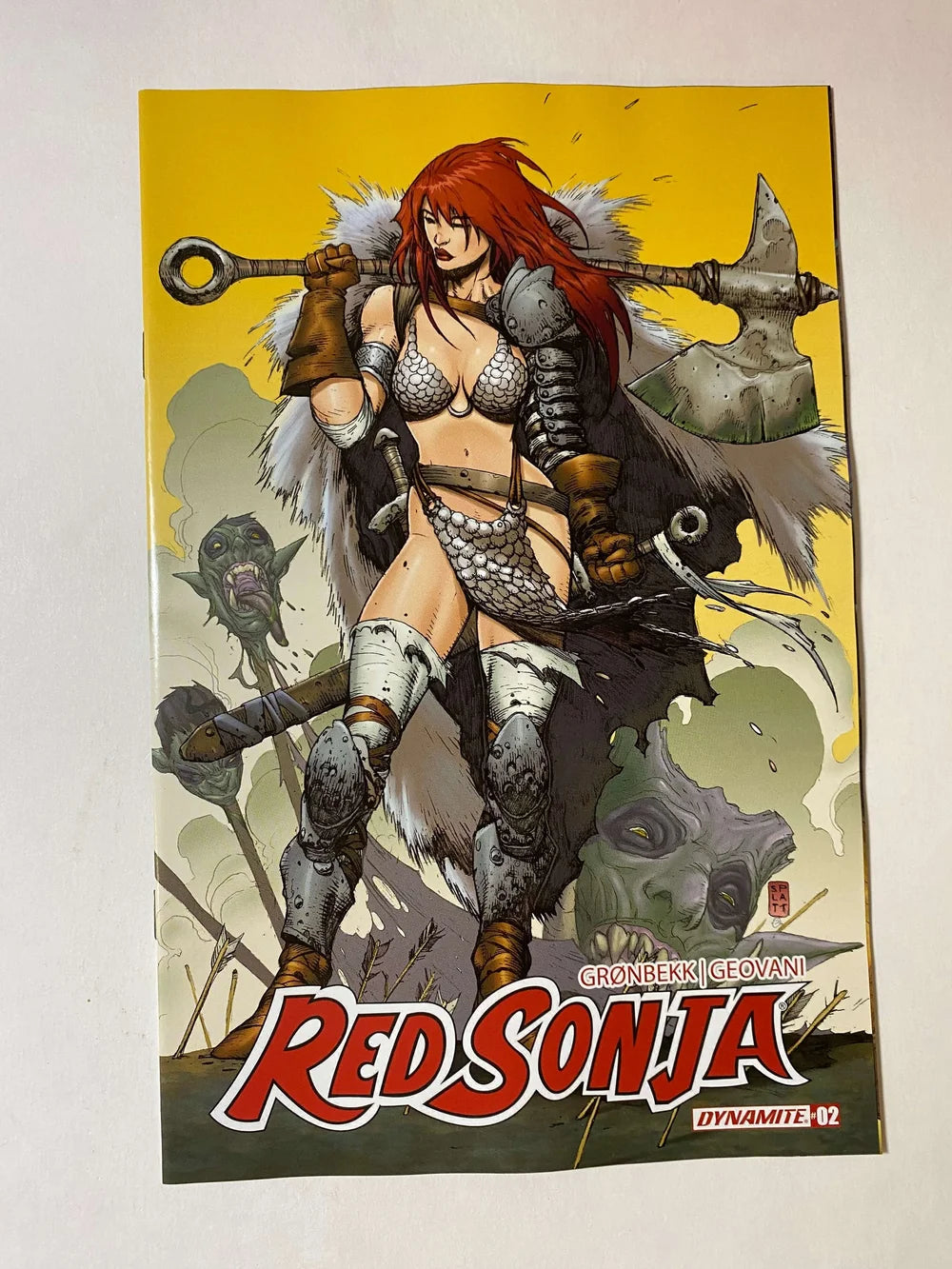 RED SONJA #2 Vol 7 NM Stephen Platt Cover (Dynamite)