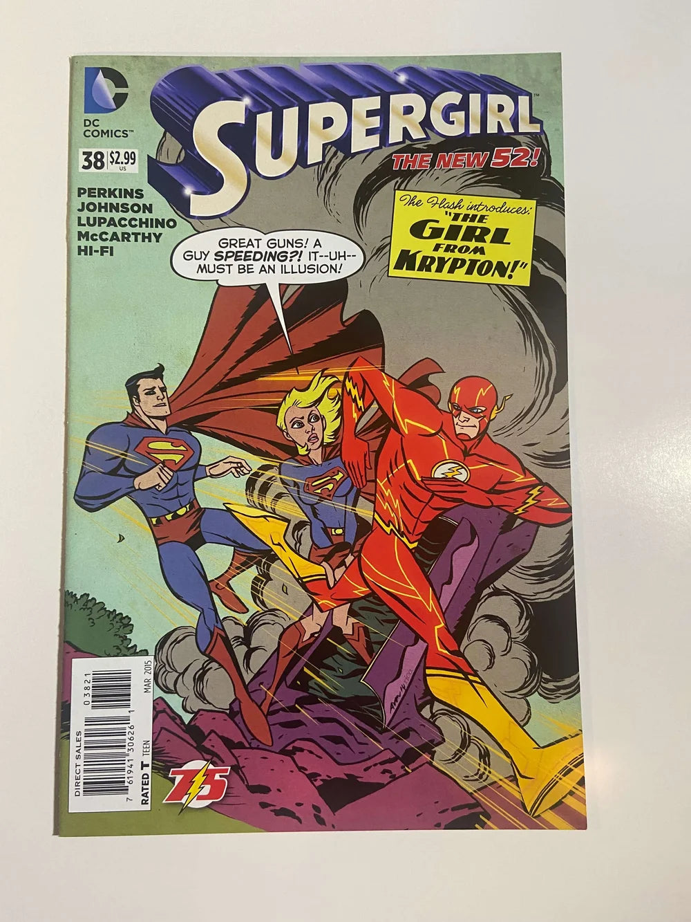 SUPERGIRL #38 Vol 6 NM- Michael Avon Oeming Flash Variant