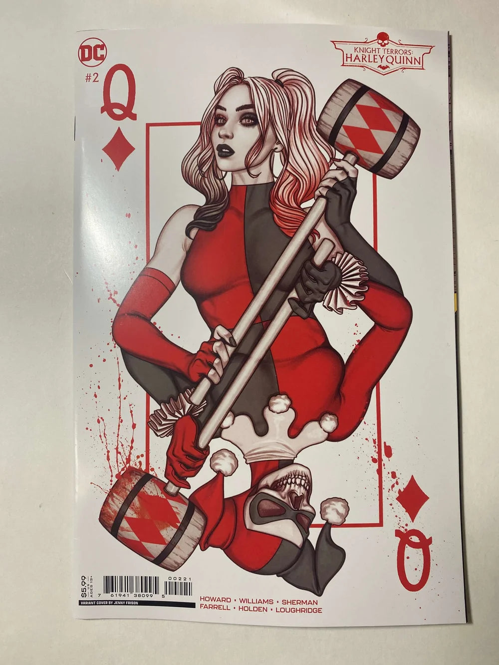 KNIGHT TERRORS HARLEY QUINN #1-2 NM Jenny Frison Variant Set