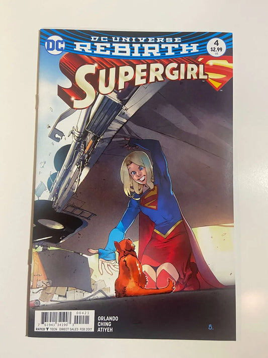SUPERGIRL #4 Vol 7 NM Bengal Variant