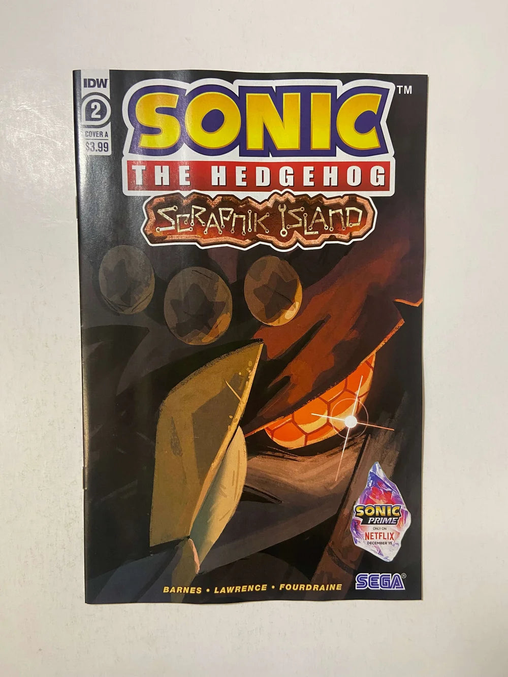 SONIC THE HEDGEHOG Scrapnik Island #2 NM-