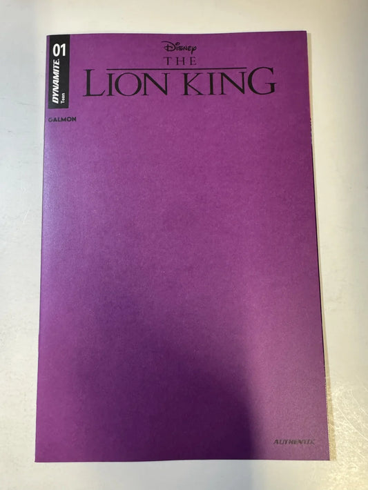 DISNEY THE LION KING #1 NM Purple Blind Bag Exclusive Blank Variant