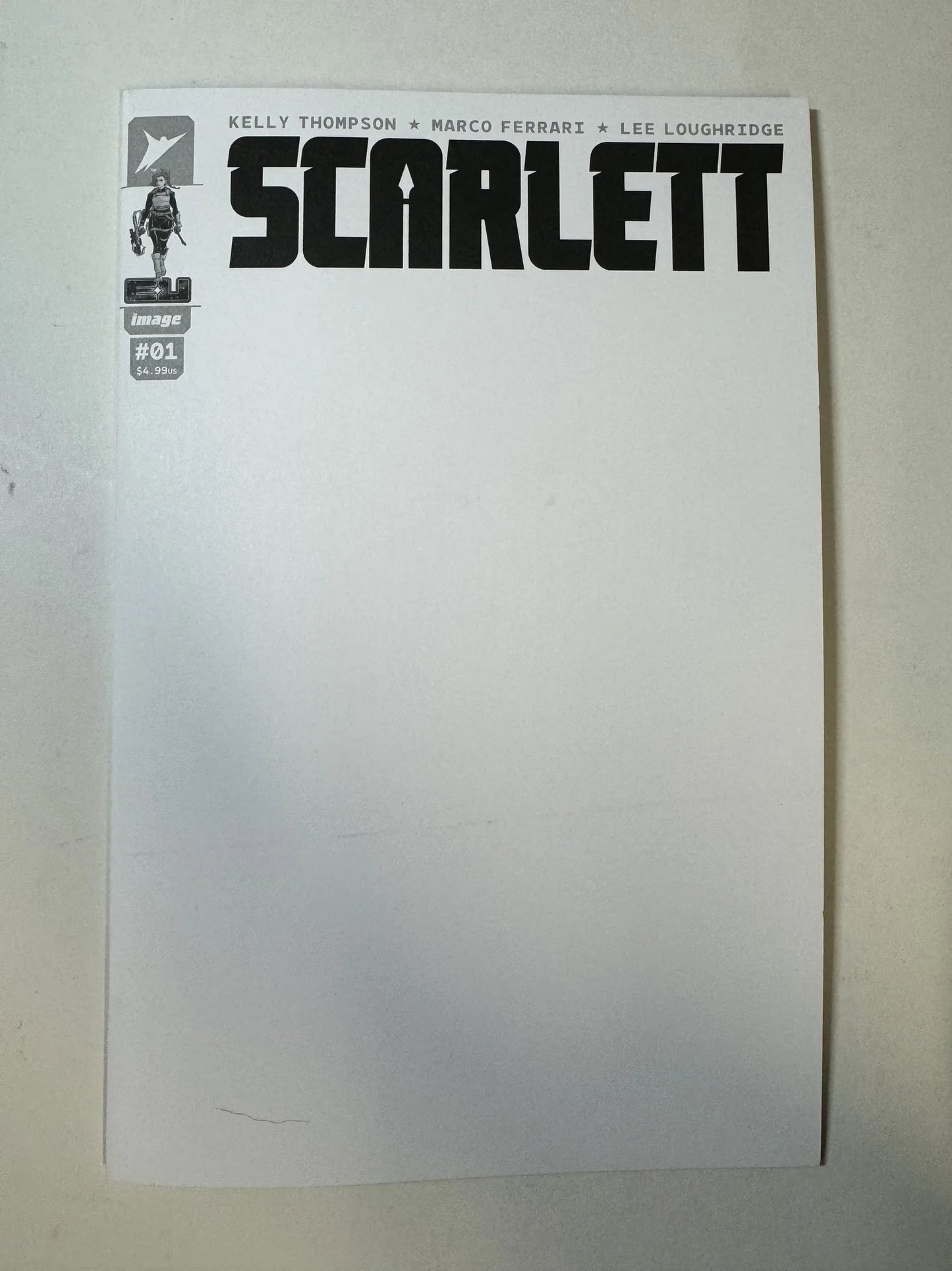 SCARLETT #1 NM Blank Variant