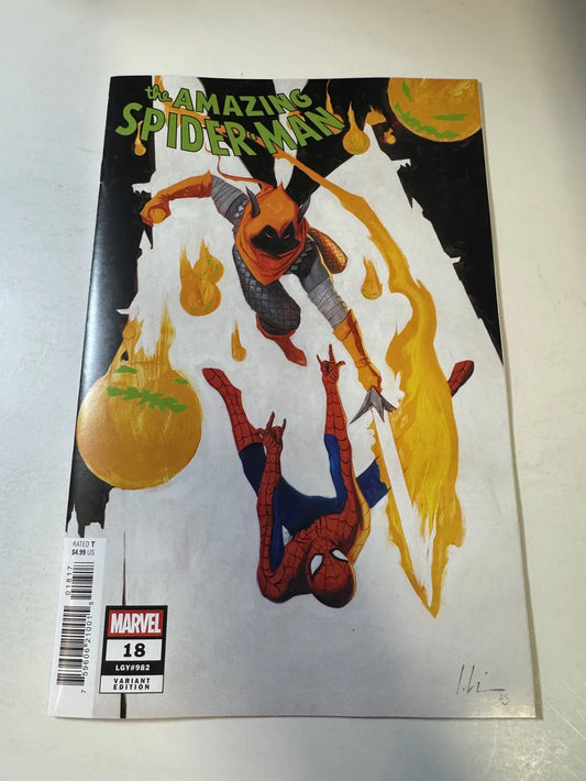 AMAZING SPIDER-MAN #18 Vol 7 NM 1:25 Jeremy Wilson Variant