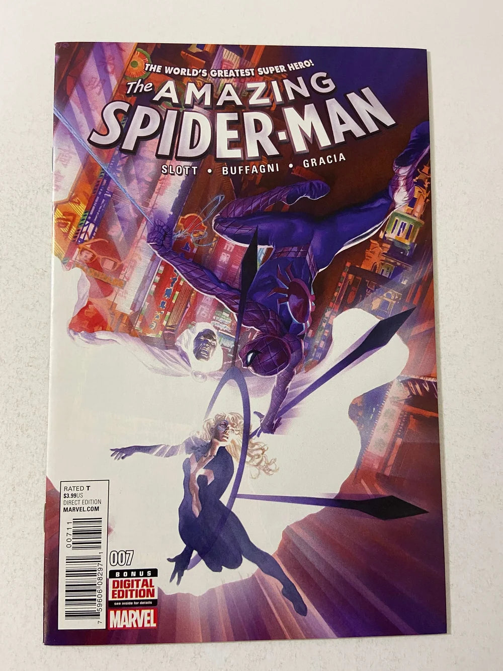 AMAZING SPIDER-MAN #7 Vol 4 NM Alex Ross Cover