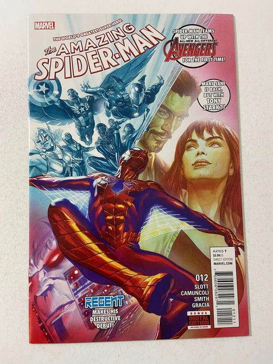 AMAZING SPIDER-MAN #12 Vol 4 Alex Ross Cover