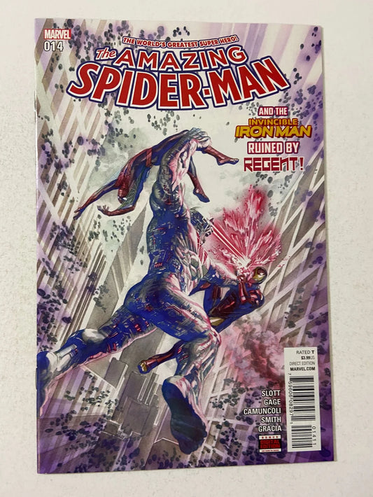 AMAZING SPIDER-MAN #14 Vol 4 NM Alex Ross Cover