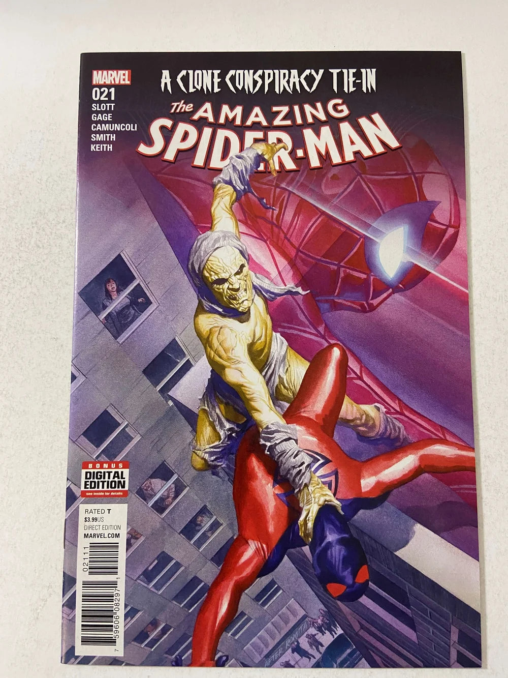 AMAZING SPIDER-MAN #21 Vol 4 NM Alex Ross Cover