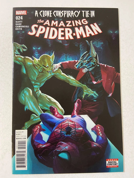 AMAZING SPIDER-MAN #24 Vol 4 NM Alex Ross Cover