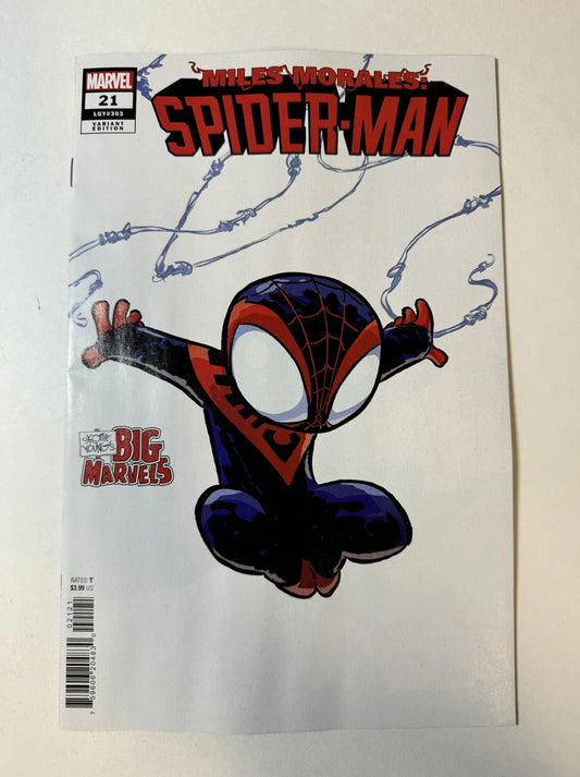 MILES MORALES: SPIDER-MAN #21 Vol 2 NM Skottie Young Variant
