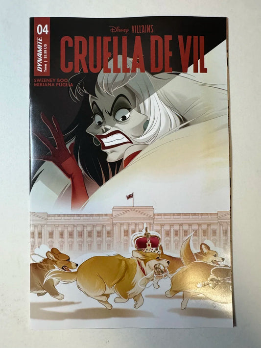 DISNEY VILLAINS : CRUELLA DE VIL #4 NM Sweeney Boo Cover