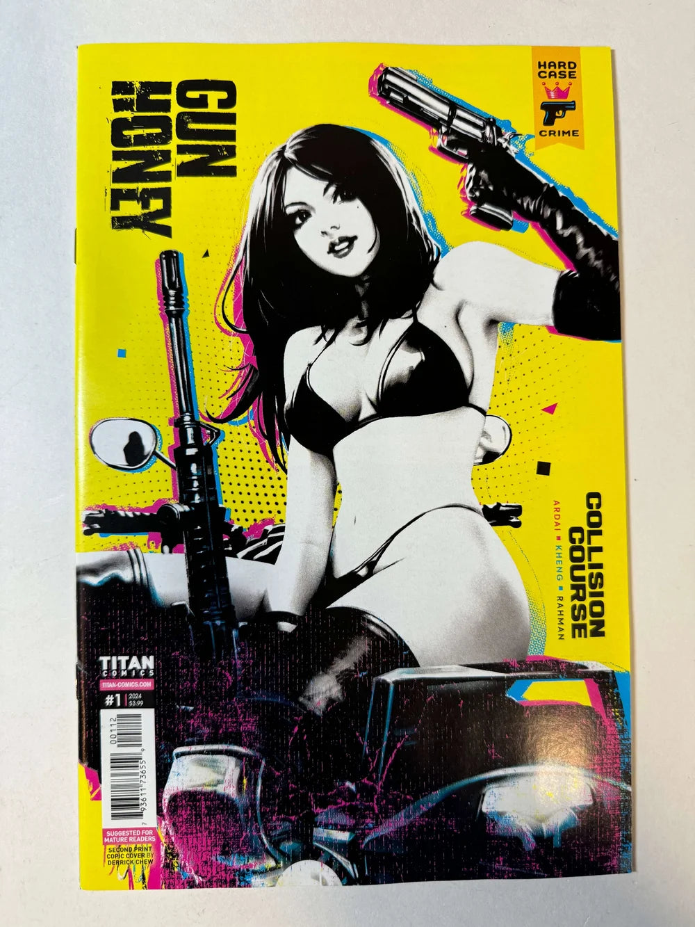 GUN HONEY Collision Course #1 NM 2nd Print Derrick Chew Variant