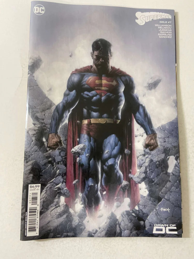 SUPERMAN #7 Vol 6 NM David Finch Variant