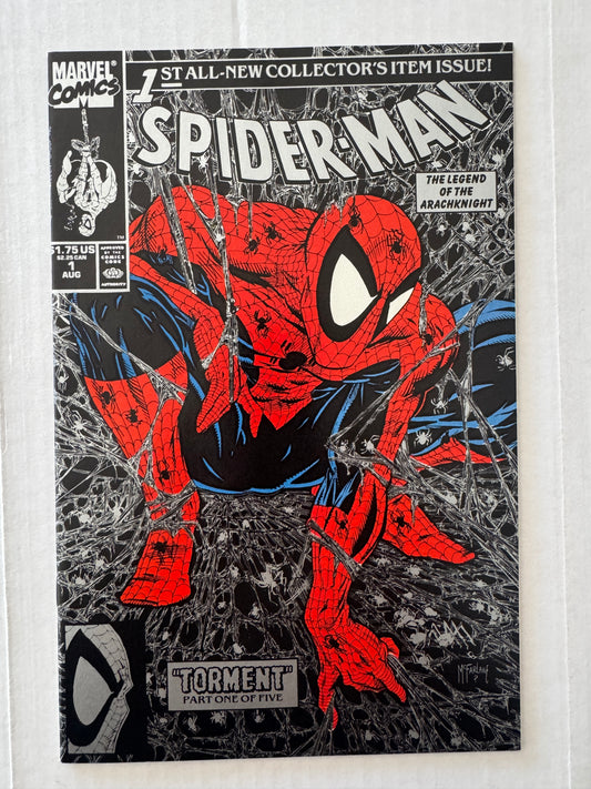 SPIDER-MAN #1 NM Todd McFarlane Silver Variant