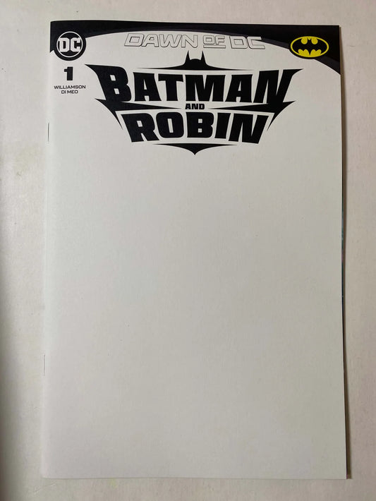 BATMAN AND ROBIN #1 Vol 3 NM Blank Variant -1ST APPEARANCE
