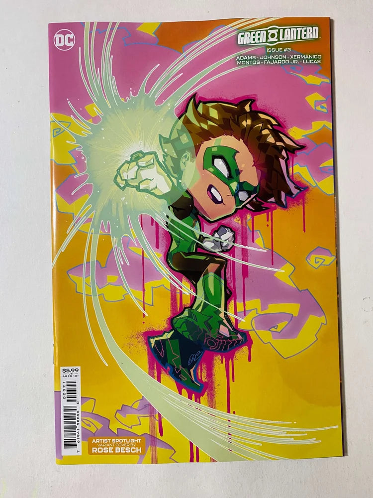 GREEN LANTERN #3 Vol 9 NM Rose Besch Variant