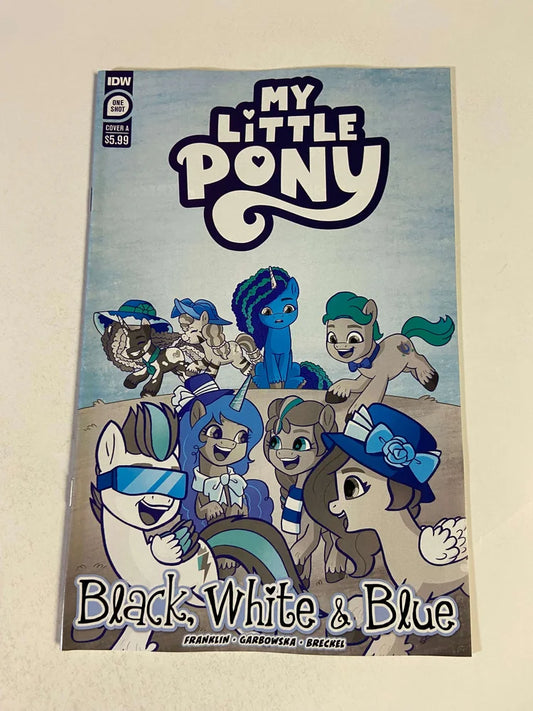 MY LITTLE PONY Black White & Blue NM