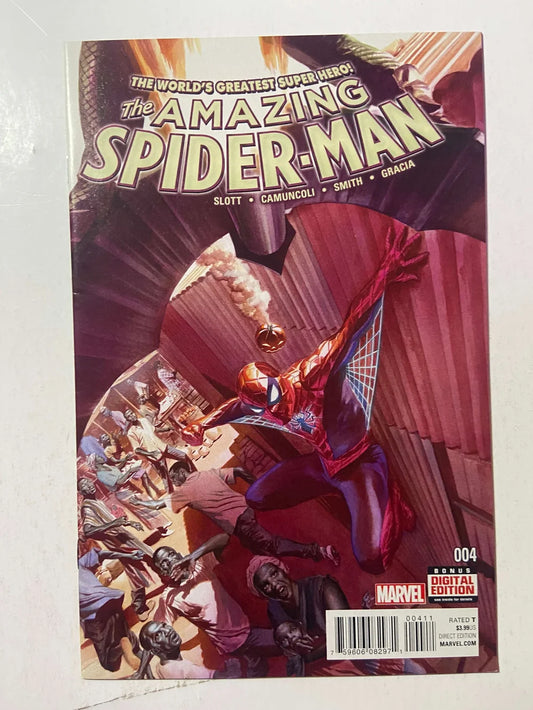 AMAZING SPIDER-MAN #4 Vol 4 NM Alex Ross Cover