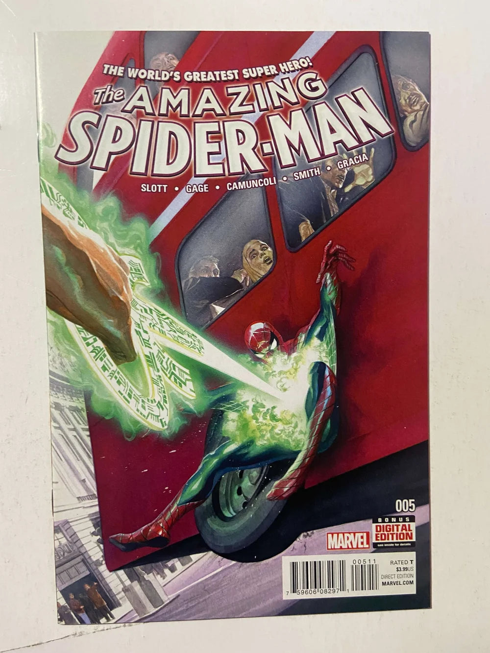 AMAZING SPIDER-MAN #5 Vol 4 NM Alex Ross Cover