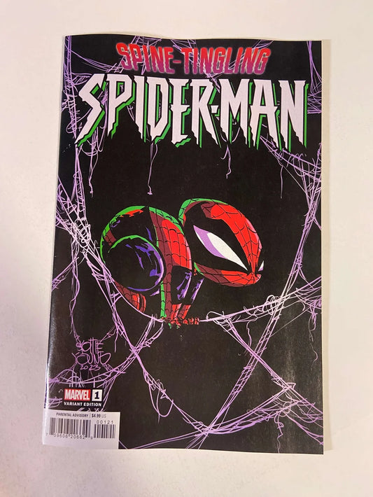SPINE-TINGLING SPIDER-MAN #1 NM Skottie Young Variant