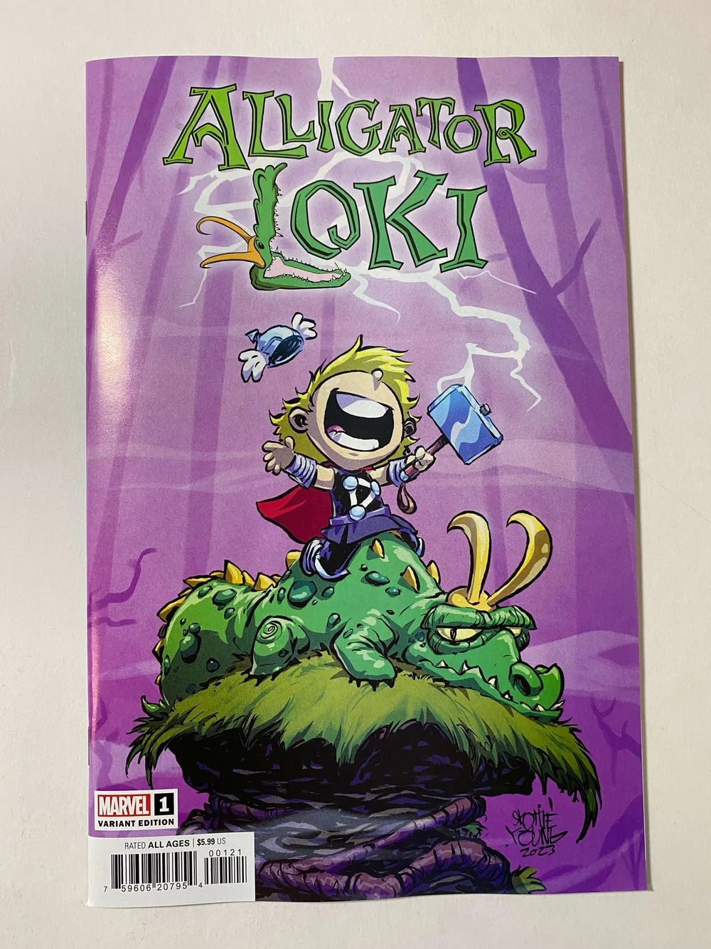 ALLIGATOR LOKI #1 NM Skottie Young Cover