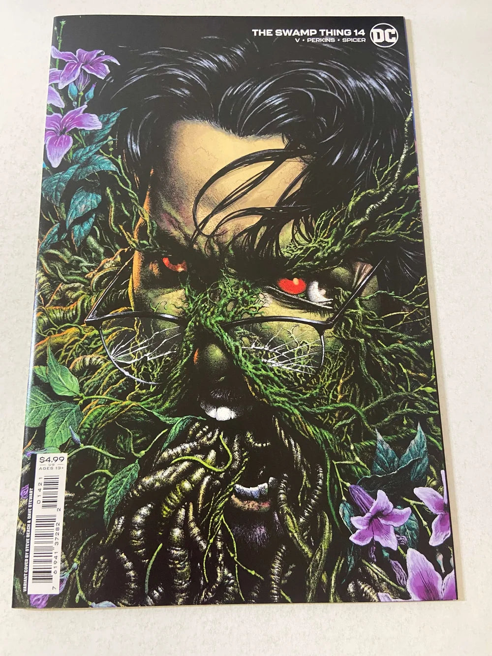 SWAMP THING #14 Vol 7 NM Steve Beach Variant