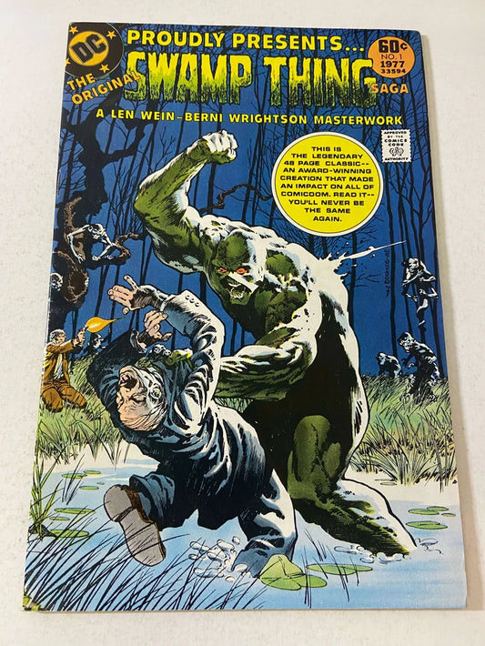 THE ORIGINAL SWAMP THING SAGA #1 VF/NM